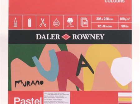 Murano pastelni blok Žarke boje 305x228 mm