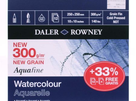 Aquafine akvarel blok 250x250 mm