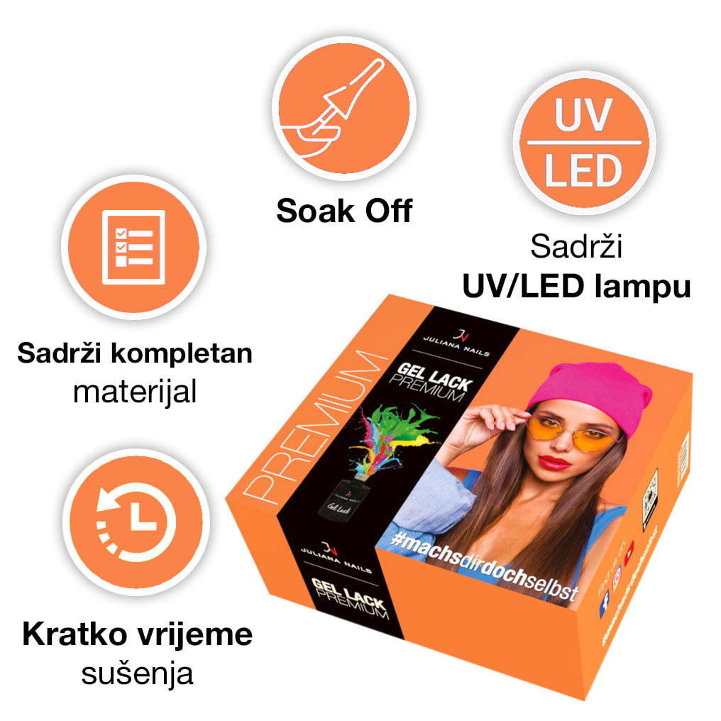 set gel lak, juliana nails set, gel lak premium