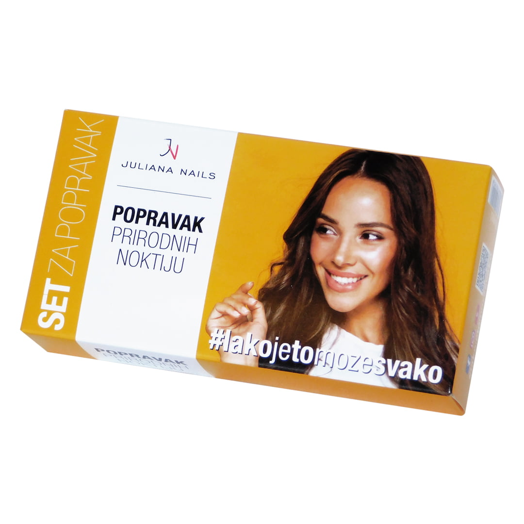 Set za popravak prirodnih noktiju, puknuti nokat, kako poraviti puknuti nokat