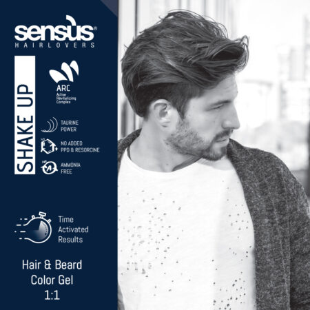 sensus shake up, silver up, cover up, boja bez amonijaka, boja za sijedu kosu, boja za bradu