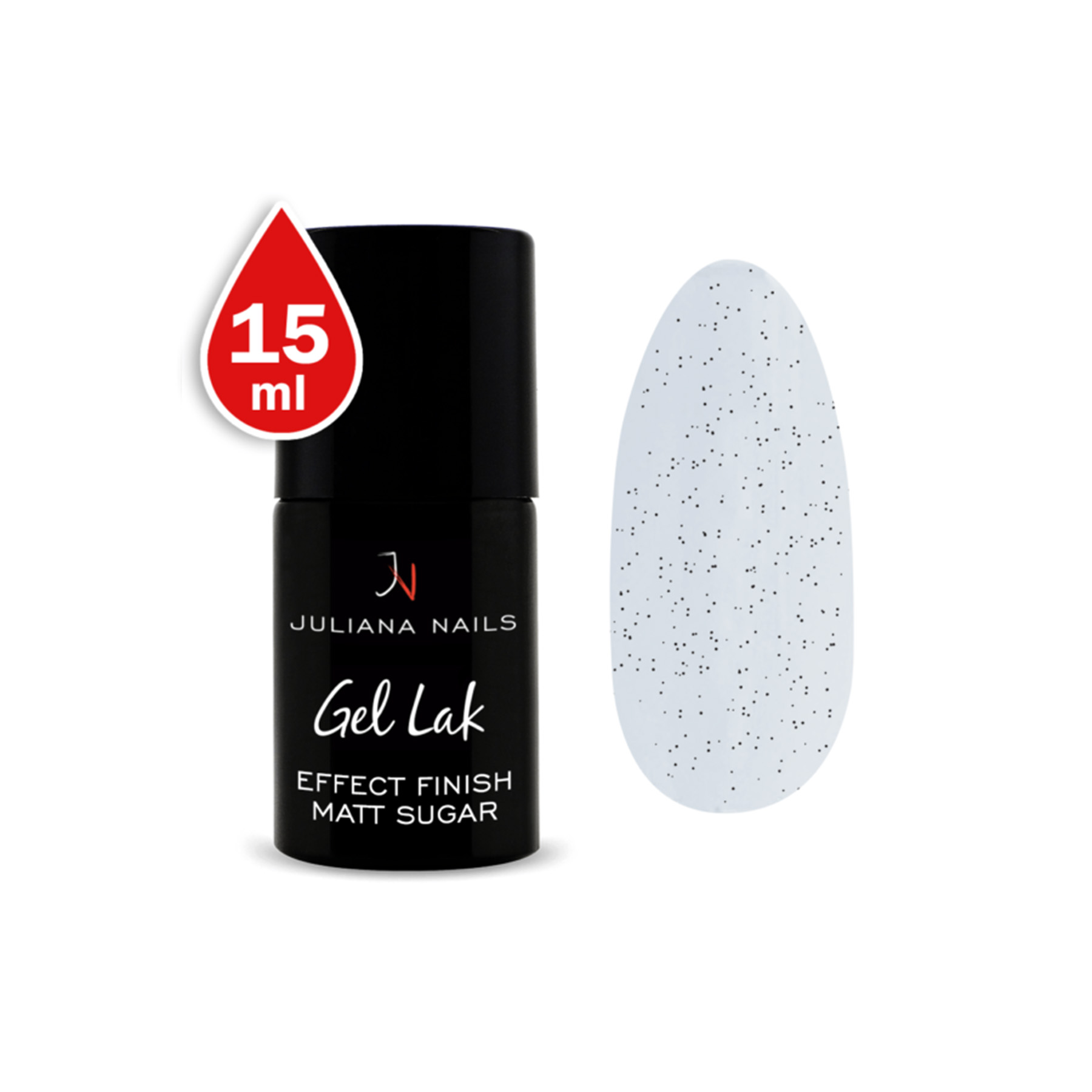 Gel lak (trajni lak) Effect Finish Matt Sugar 15 ml GL100518