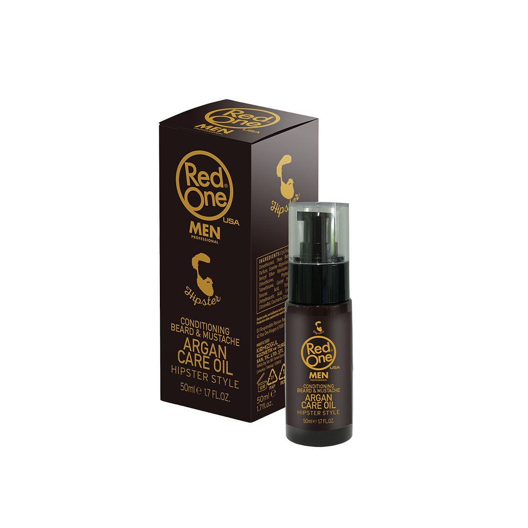 Arganovo ulje za bradu i brkove Red One 50 ml, argan ulhe za bradu, njega brade, ulje za bradu, argan muška linija
