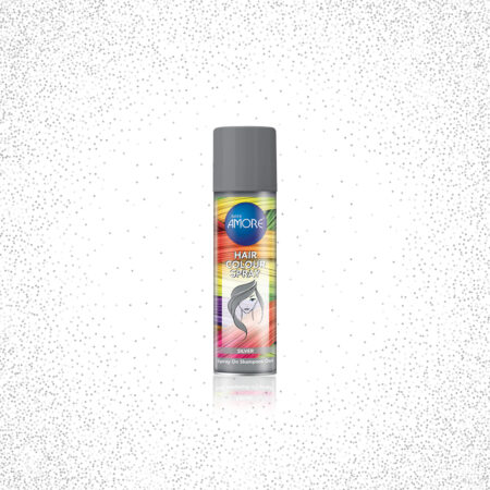 glitter sprej, glitter za kosu, srebrni gliter, srebrne šljokice, šljokice za kosu, svečana frizura, amore
