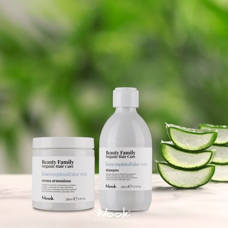 šampon za svakodnevnu upotrebu nook, nook, beauty family, aloe vera, šampon za sve tipove kose, najbolji šampon, šampon bez parabena i sulfata, profesionalni šampon, frizerska oprema
