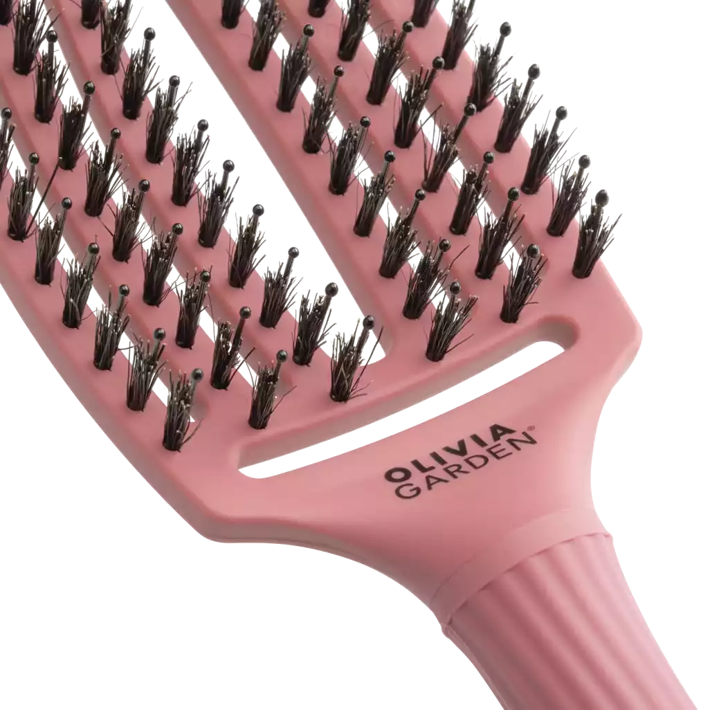 Olivia Garden FINGERBRUSH četka Pastel Pink - Slika 2