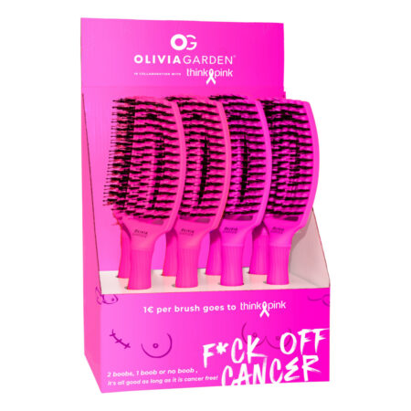 Olivia Garden četka FINGERBRUSH Think Pink Neon - Slika 2