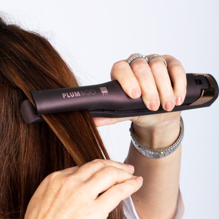 Putna pegla za kosu + četka za kosu - Plum&Go set - Slika 4