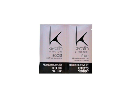 Edelstein Keratin Structure Botox Effect 2 u 1 tretman, vrećice Fluid i Boost