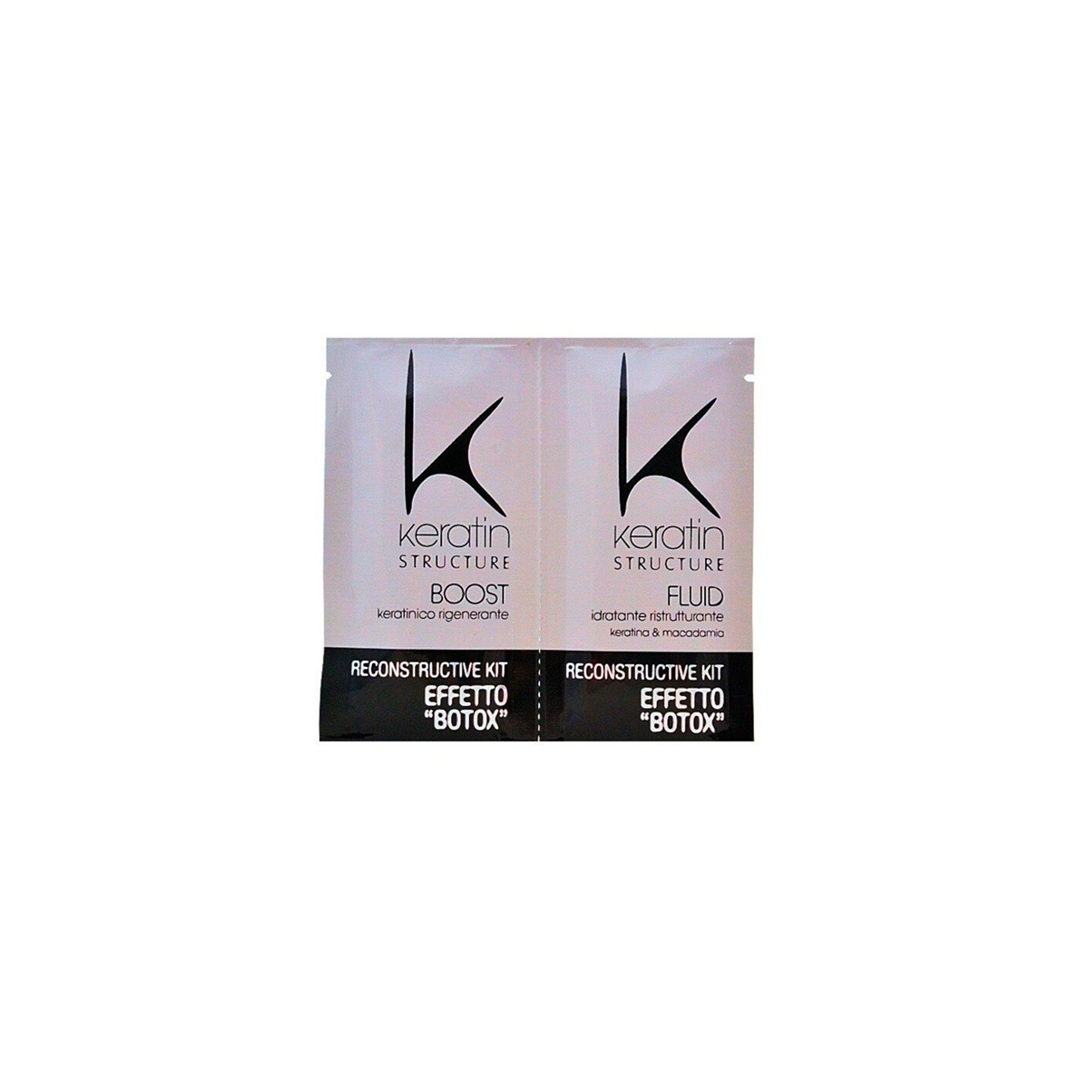 Edelstein Keratin Structure Botox Effect 2 u 1 tretman, vrećice Fluid i Boost
