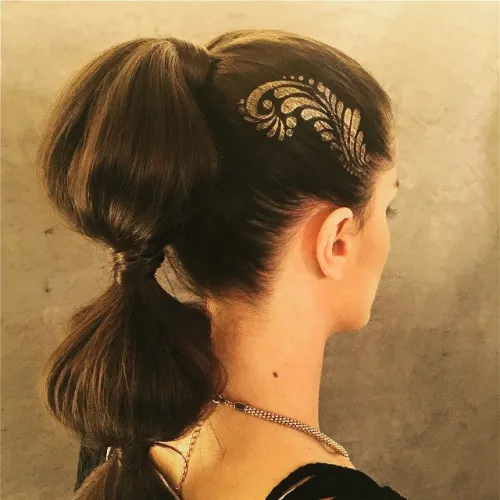 Hair tattoo šablone za kosu - Slika 2