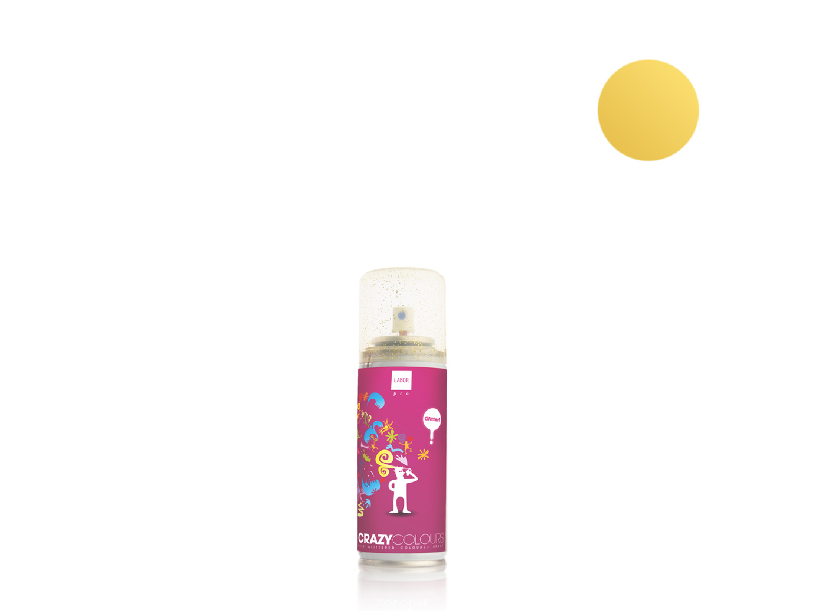 sprej za kosu u boji glitter gold