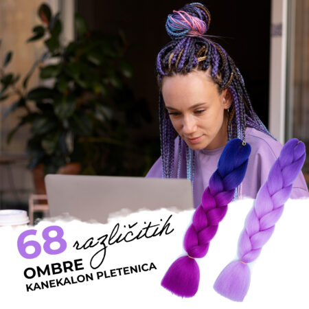 Kanekalon Pletenica – Ombre nijanse