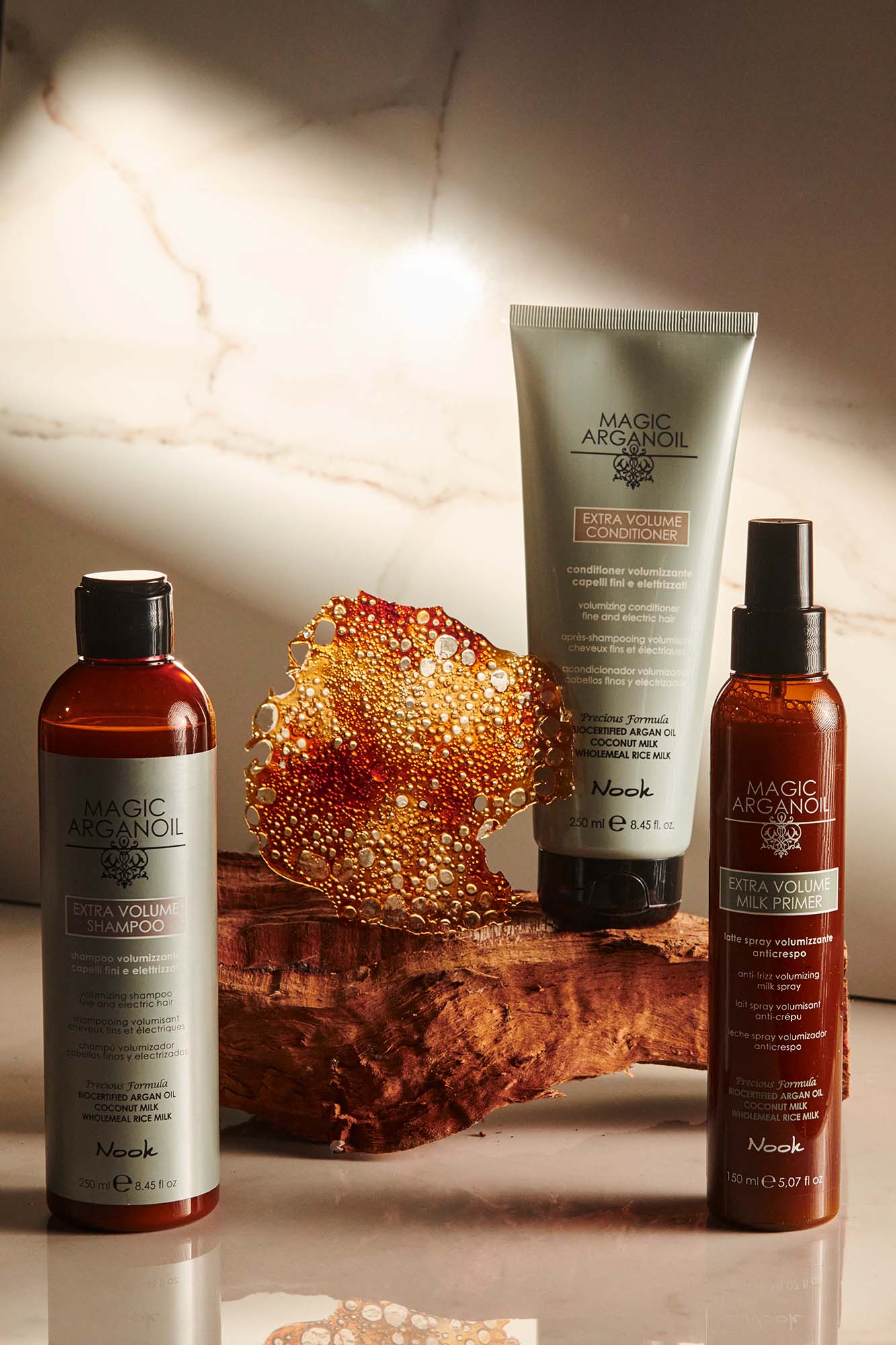 volumen kose, paket za volumen, nook magic arganoil extra volume, šampon za volumen kose, regenerator za volumen kose, mlijeko za volumen kose, nook