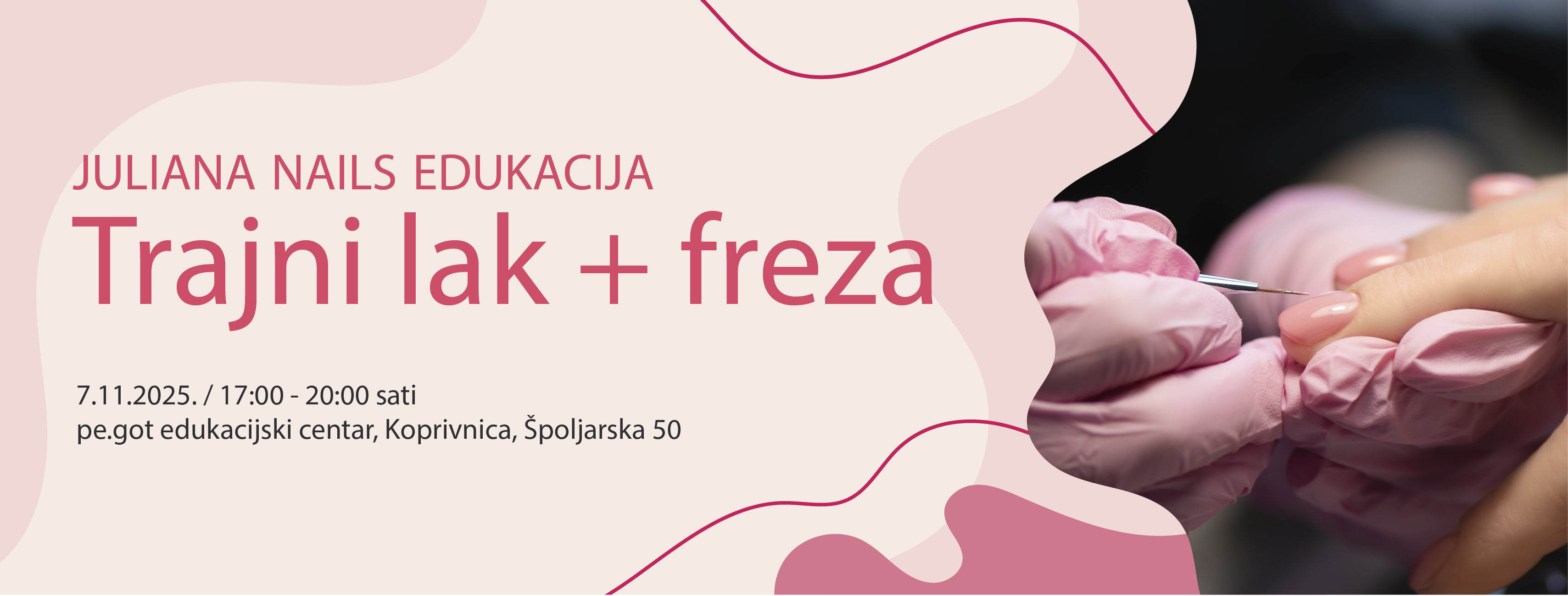 Edukacija Trajni lak, trajni lak edukacija, juliana nails