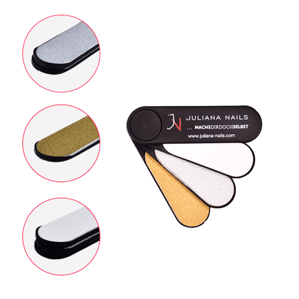 Džepna turpija za nokte – mala prijenosna turpija za brzo popravljanje oblika i zaglađivanje noktiju.