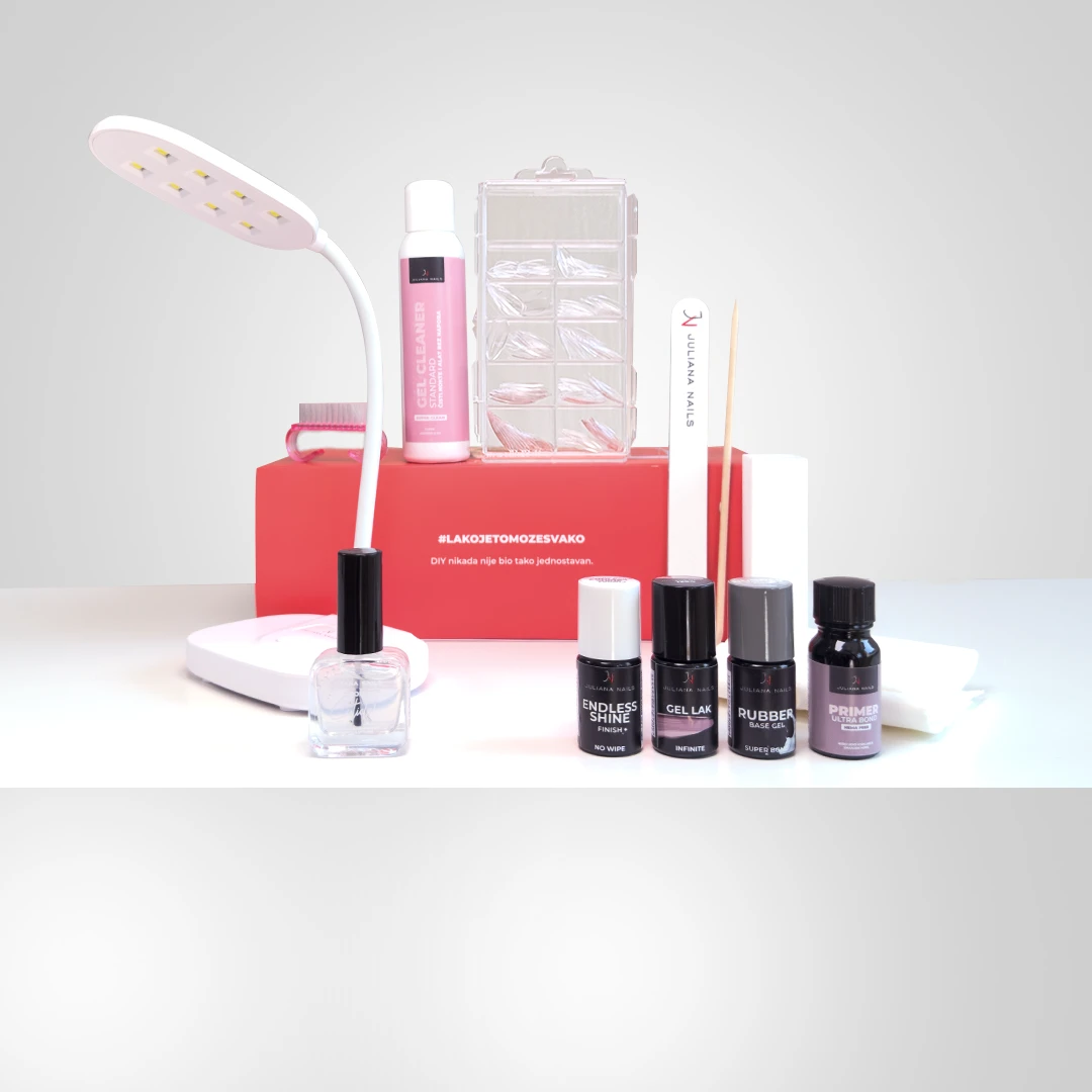 Press on set – kutija DIY Quick Nail Set, prednja strana pakiranja