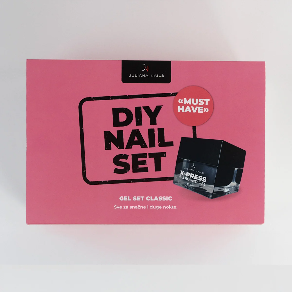 DIY Gel Set Classic s UV/LED lampom i priborom – set za gel nokte