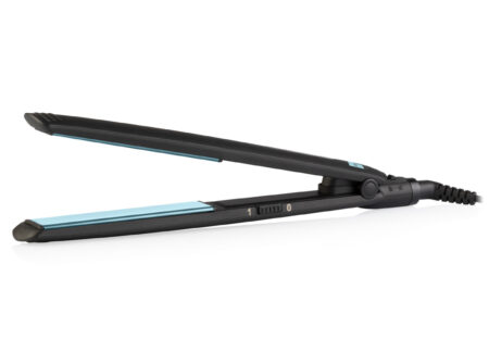 Pegla za kosu Blue Ice – otvorene tourmaline keramičke ploče u plavoj boji