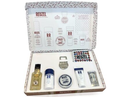 Reuzel Groom Box – sadržaj seta: toaletna voda, šampon, pomada i pokloni