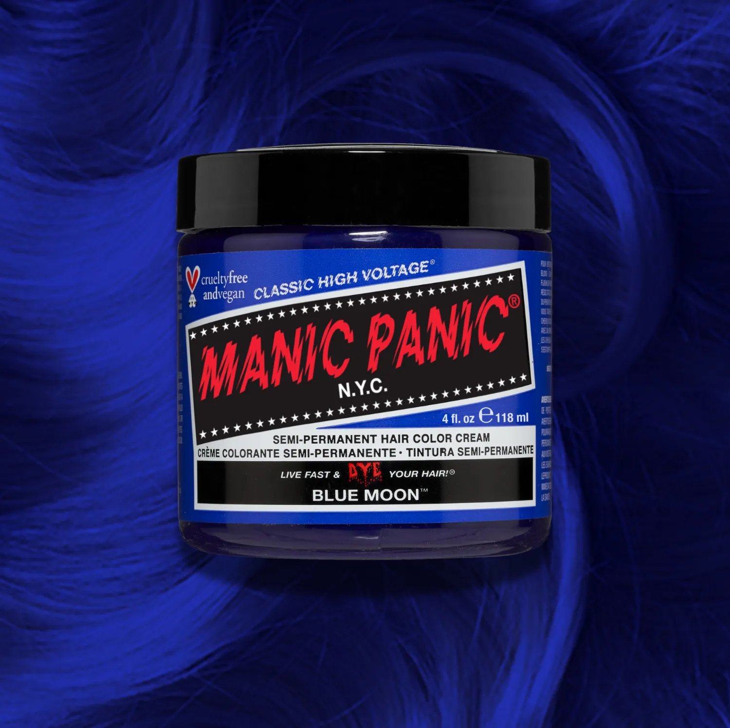 Manic Panic Blue Moon Classic High Voltage plava boja za kosu 118 ml