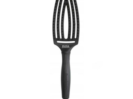 četka za kosu Olivia Garden Fingerbrush Boar Nylon crna