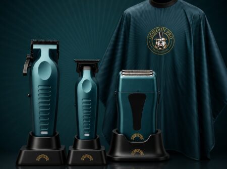 Gordon Pro Vector Liner Barber Set – profesionalna mašinica, trimer, brijač i frizerski ogrtač za profesionalne frizerske salone