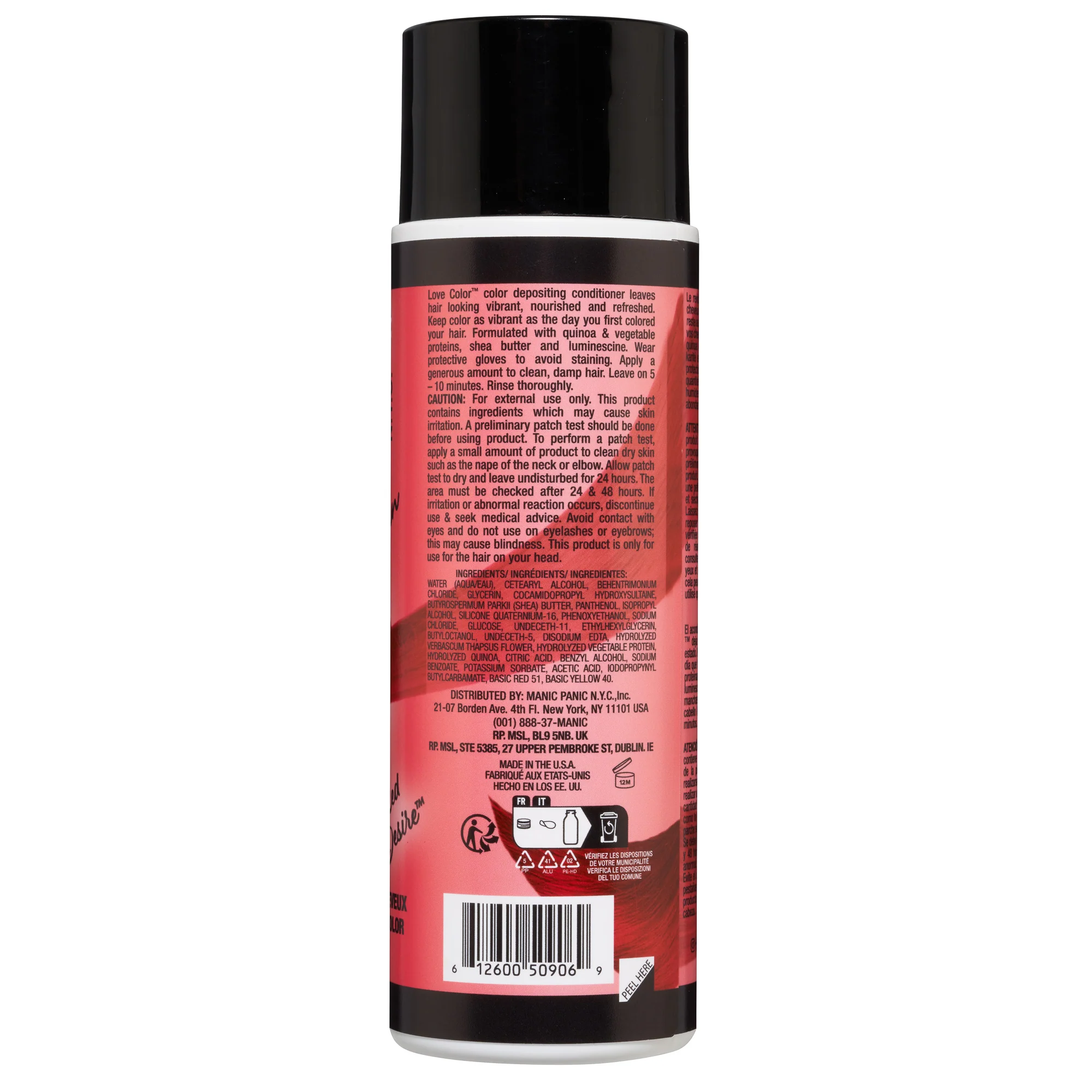 Manic Panic Love Color Red Desire regenerator u boji – deklaracija, sastav i informacije o proizvodu