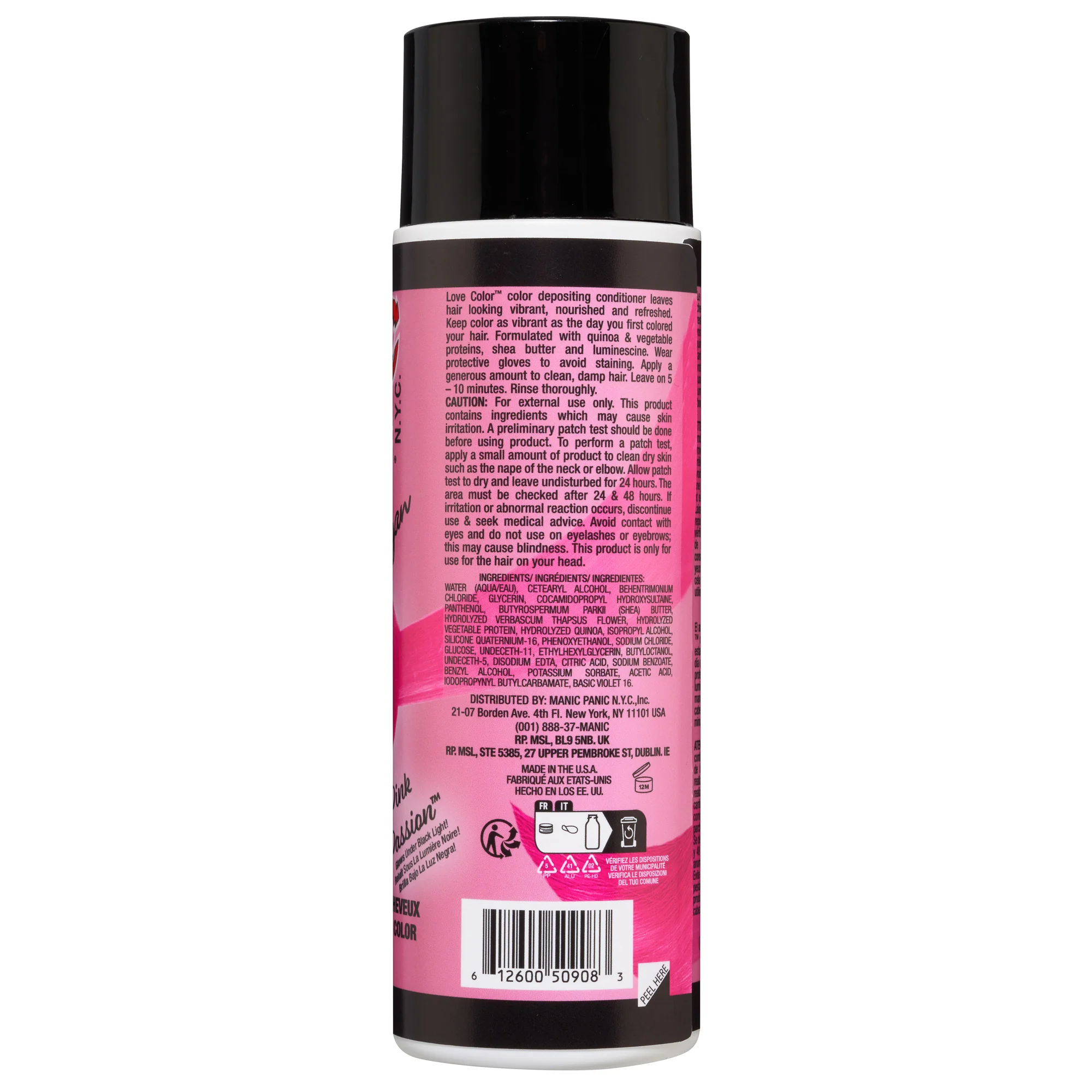 Manic Panic Love Color Pink Passion regenerator u boji – sastav i deklaracija