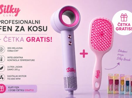 Profesionlani fen s difuzorom I četka gratis