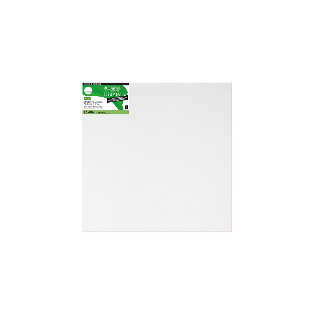 Daler Rowney Simply slikarsko platno 300 g/m² od 100 % pamuka, trostruko grundirano i spremno za slikanje.