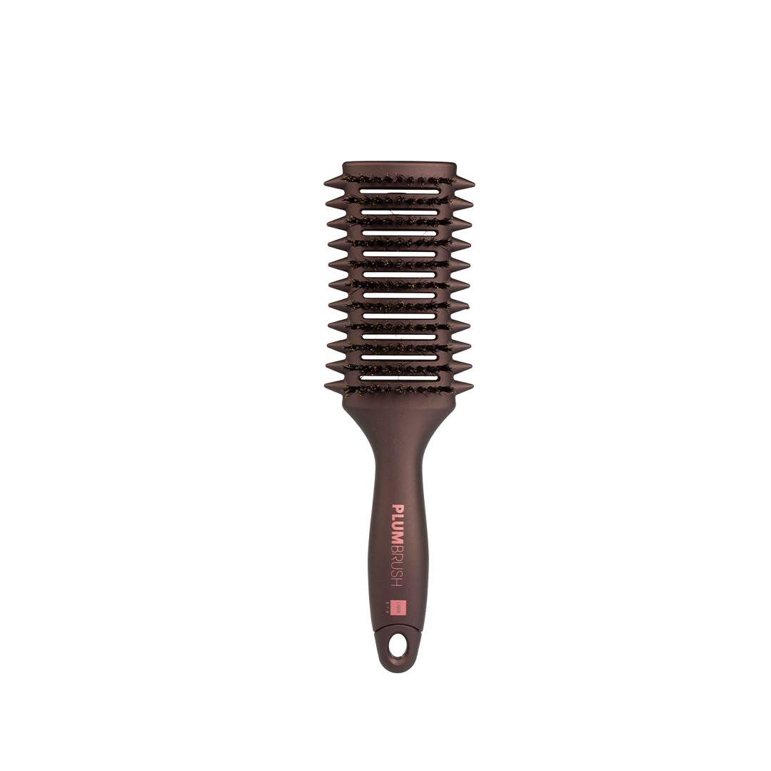 Četka za kovrčavu kosu Labor Pro Plum Brush s kombinacijom najlonskih i prirodnih vlakana.