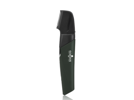Bočni prikaz trimera za intimna područja Gordon Wet&Dry za muškarce s ergonomskom glavom.