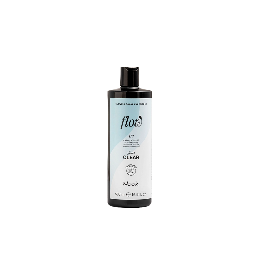 Nook Flow Gloss Clear bezbojni preljev za kosu 500 ml