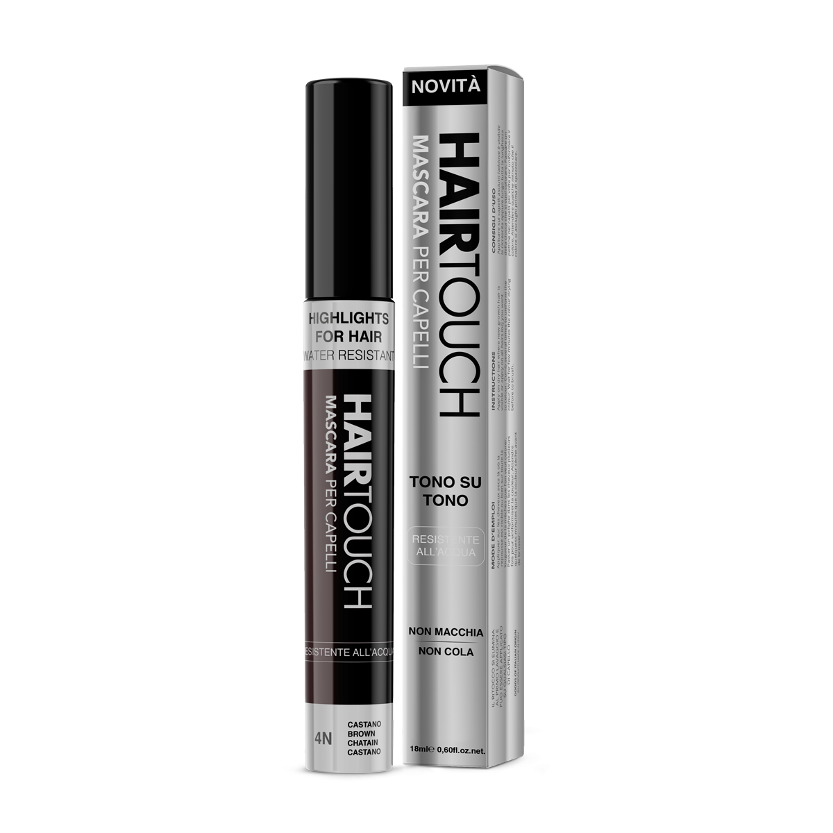 Renée Blanche Hair Touch maskara za sijede vlasi 4N smeđa 18 ml